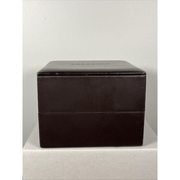Burberry Faux Leather Watch Jewelry Box Brown Empty Box ONLY 5inch x 5inch x 3.7 - Picture 6 of 8